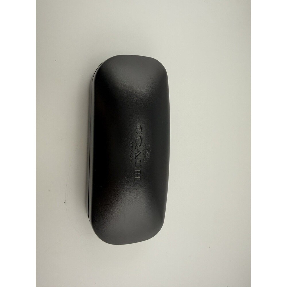 Coach Glasses Sunglasses Hard Shell Case. Black Clam Box. New Condition
